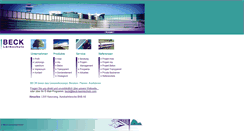 Desktop Screenshot of beck-laermschutz.com