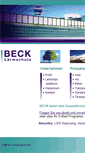Mobile Screenshot of beck-laermschutz.com